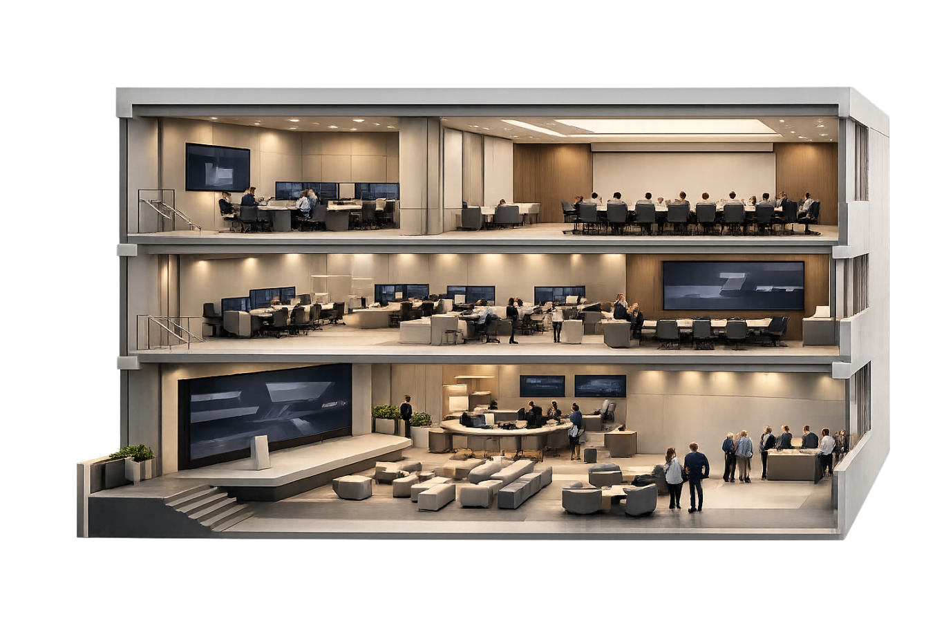 AV/IT und Medientechnik im Gebäude